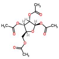 四乙酰核糖β-D-呋喃核糖·1,2,3,5-四乙酸酯    Tetraacetylriboseβ-D-Ribofuranose 1,2,3,5-tetraacetate   13035-61-5